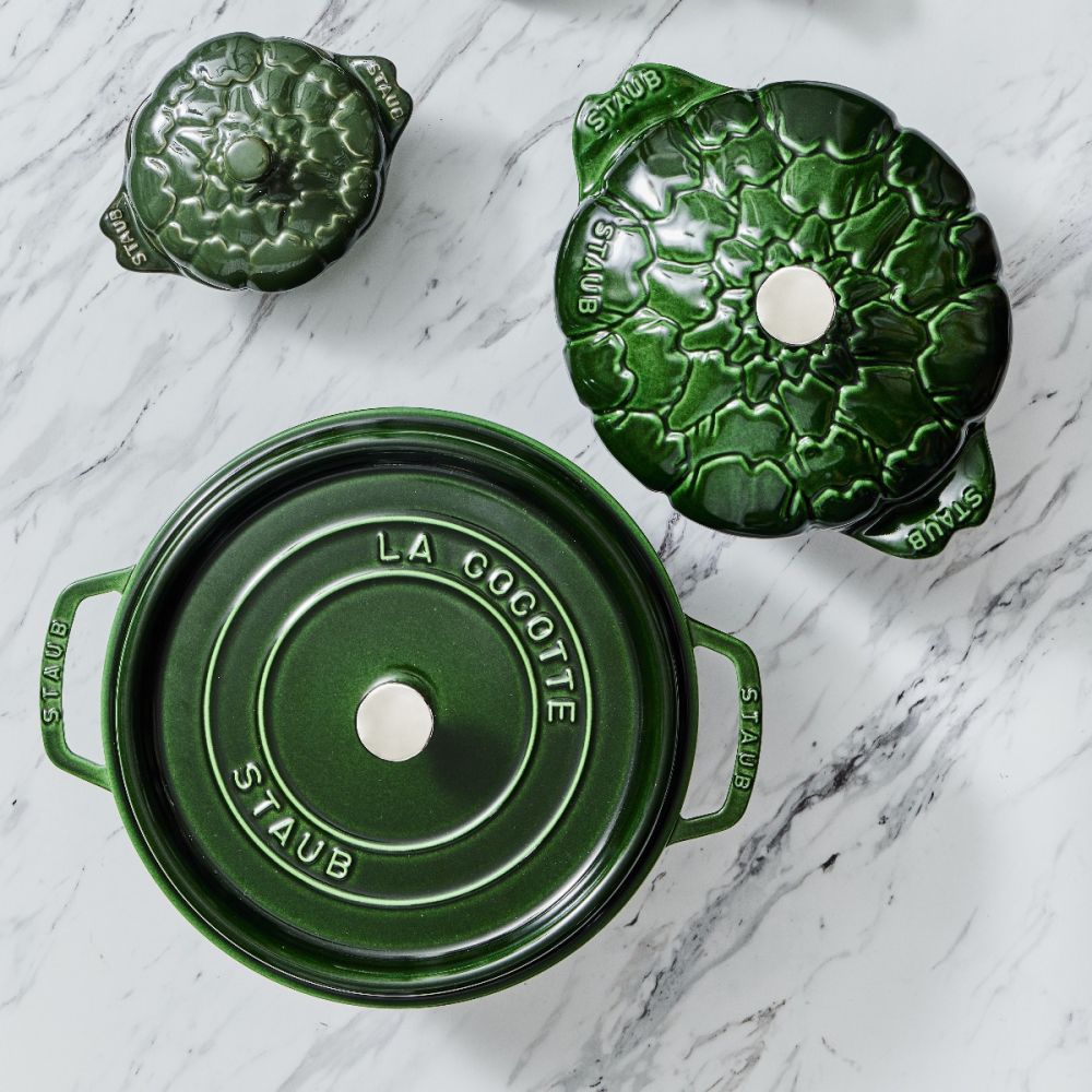 Staub Artichoke Dutch Oven | Basil