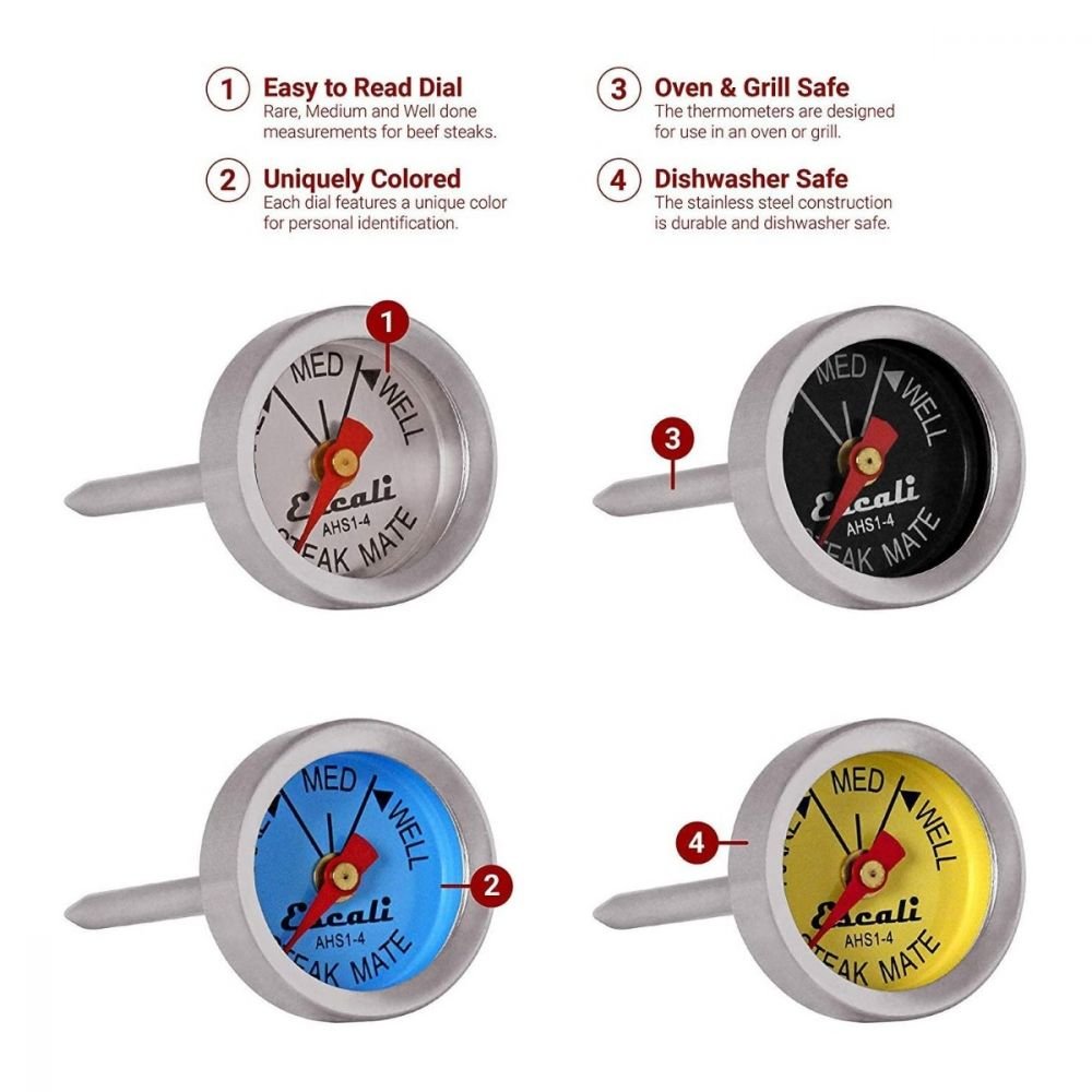 Escali Easy Read Steak Thermometer Set