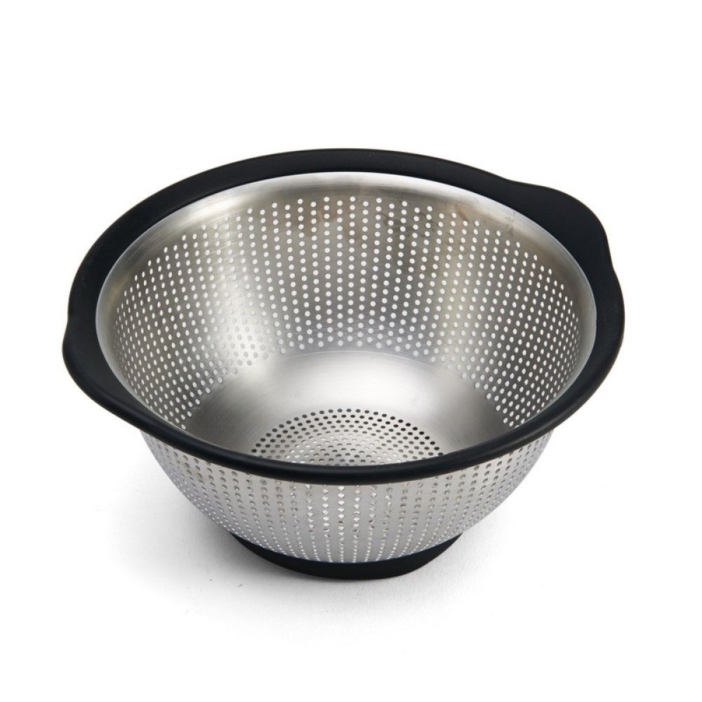 Universal Colander Black Stainless Steel KitchenAid