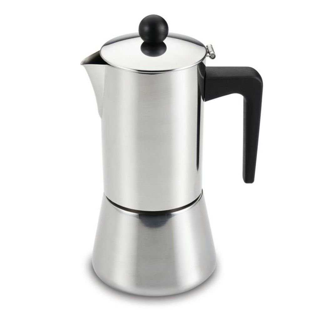 Induction Stainless Steel Italian Coffee Machine Maker 4cup 6.8 Oz Induction  Moka Pot - China Moka Pot and Stainless Steel Moka Pot price