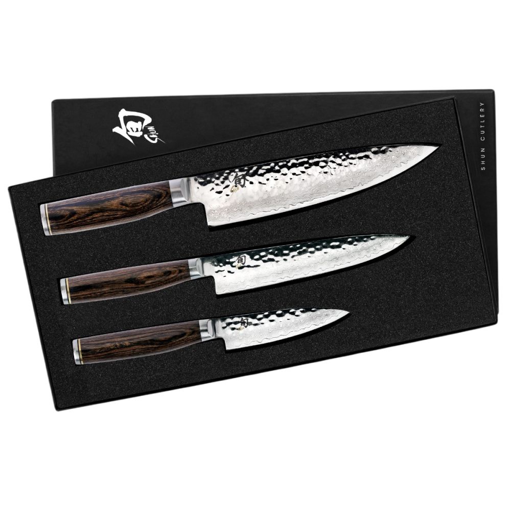 Shun Premier 3 Piece Starter Knife Set | EverythingKitchens
