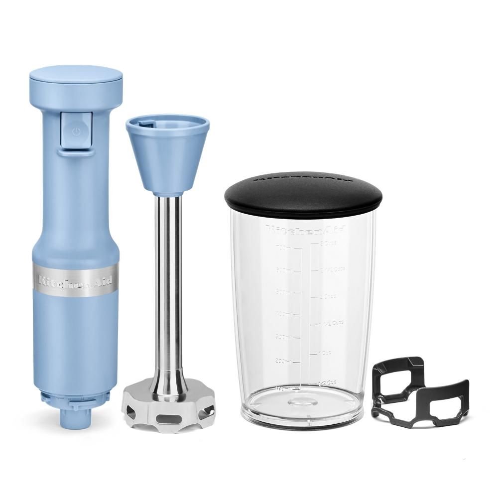 Blue Velvet Cordless Small Appliances Set (Hand Mixer, Hand