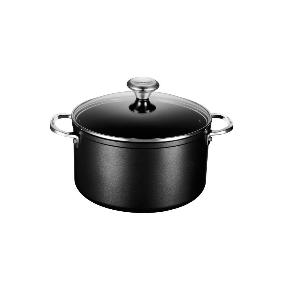 6.3 Qt. Stockpot with Glass LId (Toughened Nonstick Pro), Le Creuset