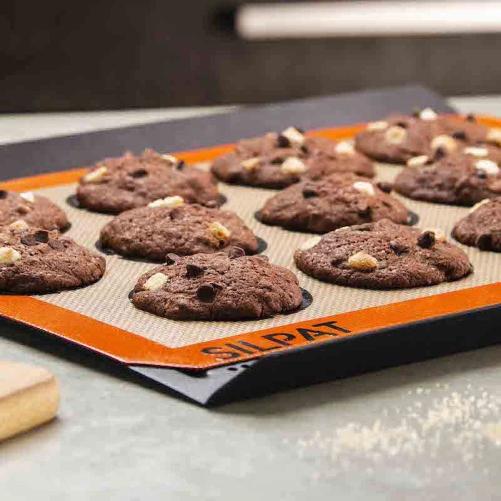 Silpat Cookie Sheet Chocolate Chip Cookies Silpat Lined Baking