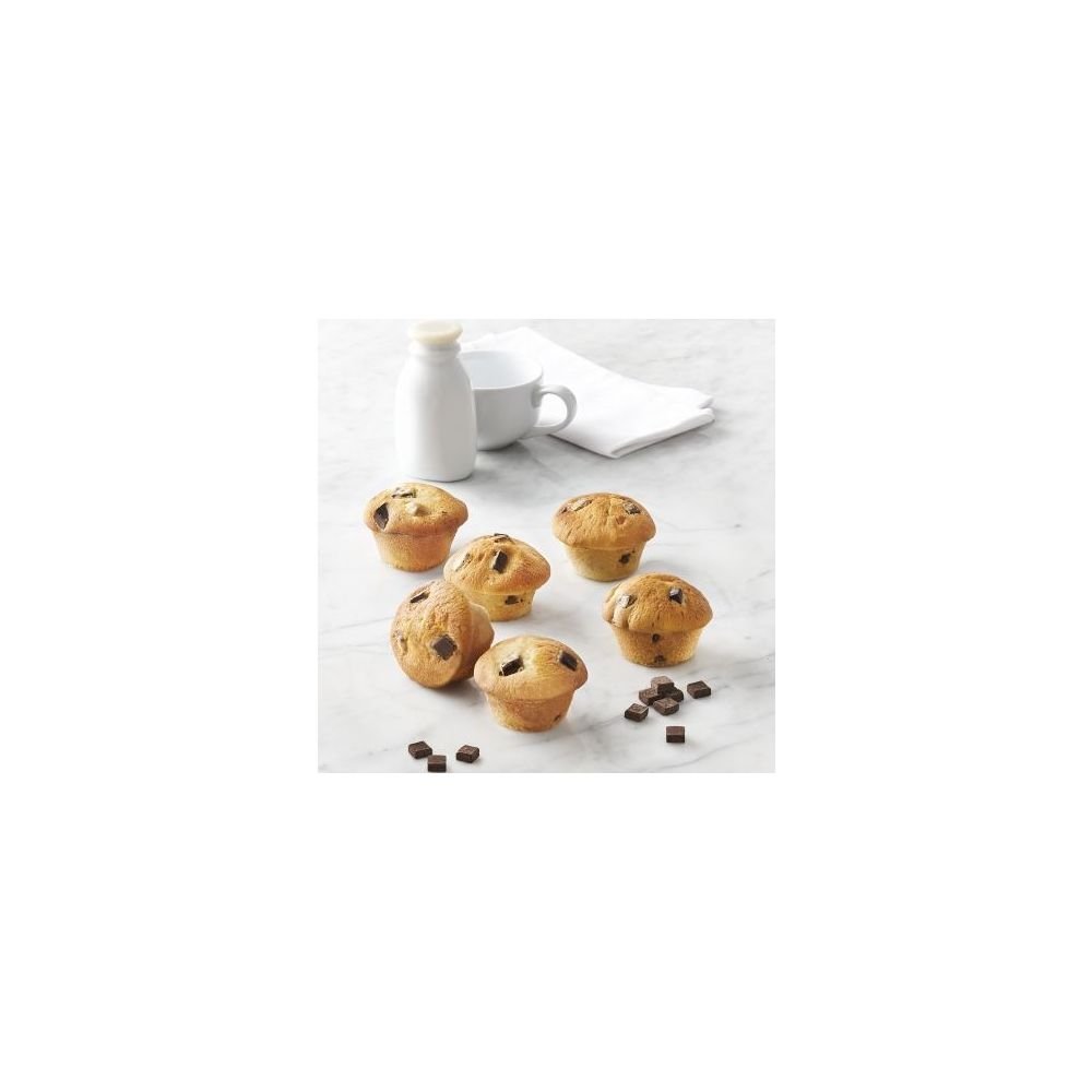 Trudeau Silicone 24 Count Confetti Mini Muffin Pan, Steel Frame, BPA-free
