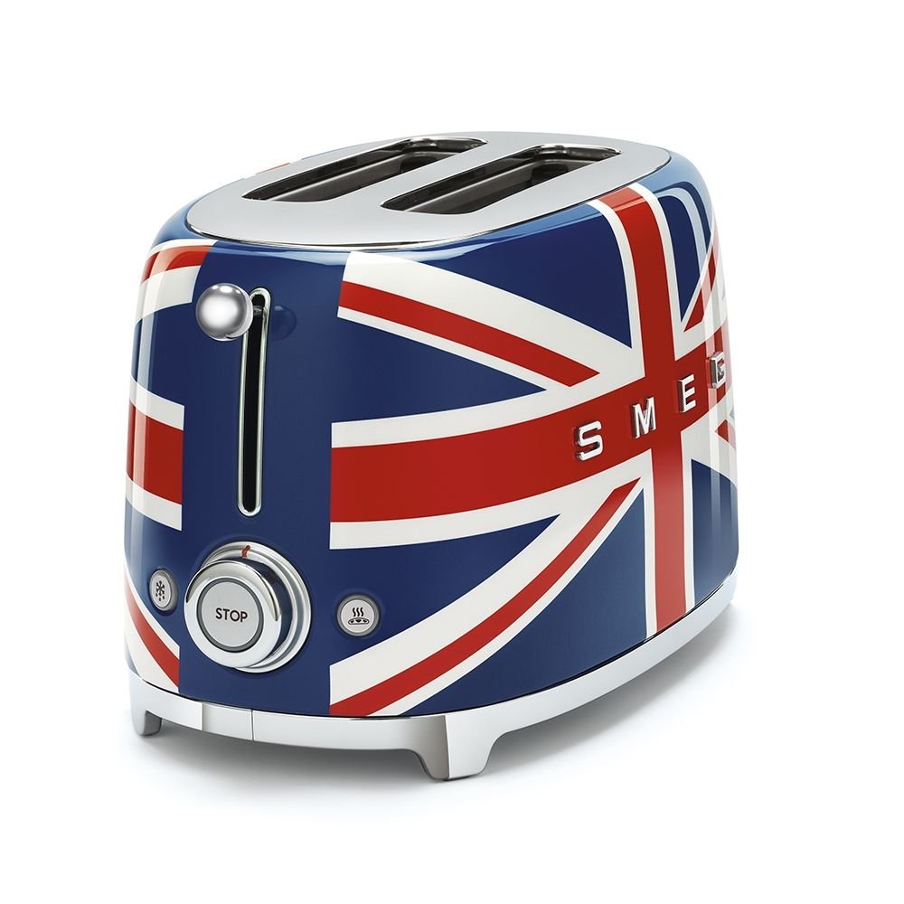 50's Retro 2-Slice Toaster (Union Jack), SMEG