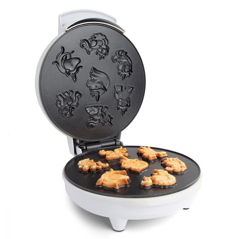 Cucinapro Fairy Mini Waffle Maker- Creates 7 Different Fairy Shaped Waffles in Minutes- A Fun and Cool Magical Breakfast for Kids & Adults