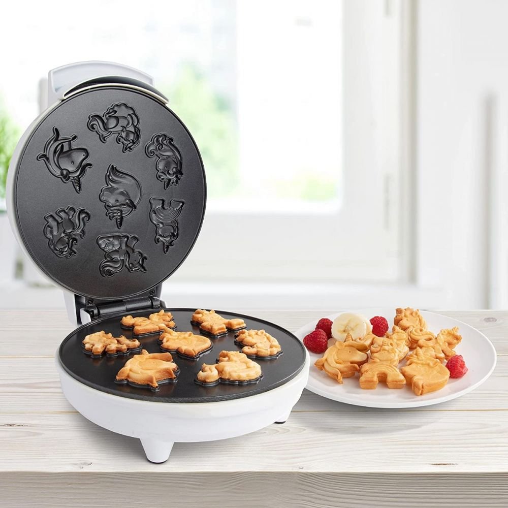 Thanksgiving Turkey Mini Waffle Maker - Make Holiday Breakfast Special for  Kids & Adults w/Cute Design, 4 Waffler Iron Electric Nonstick Appliance 
