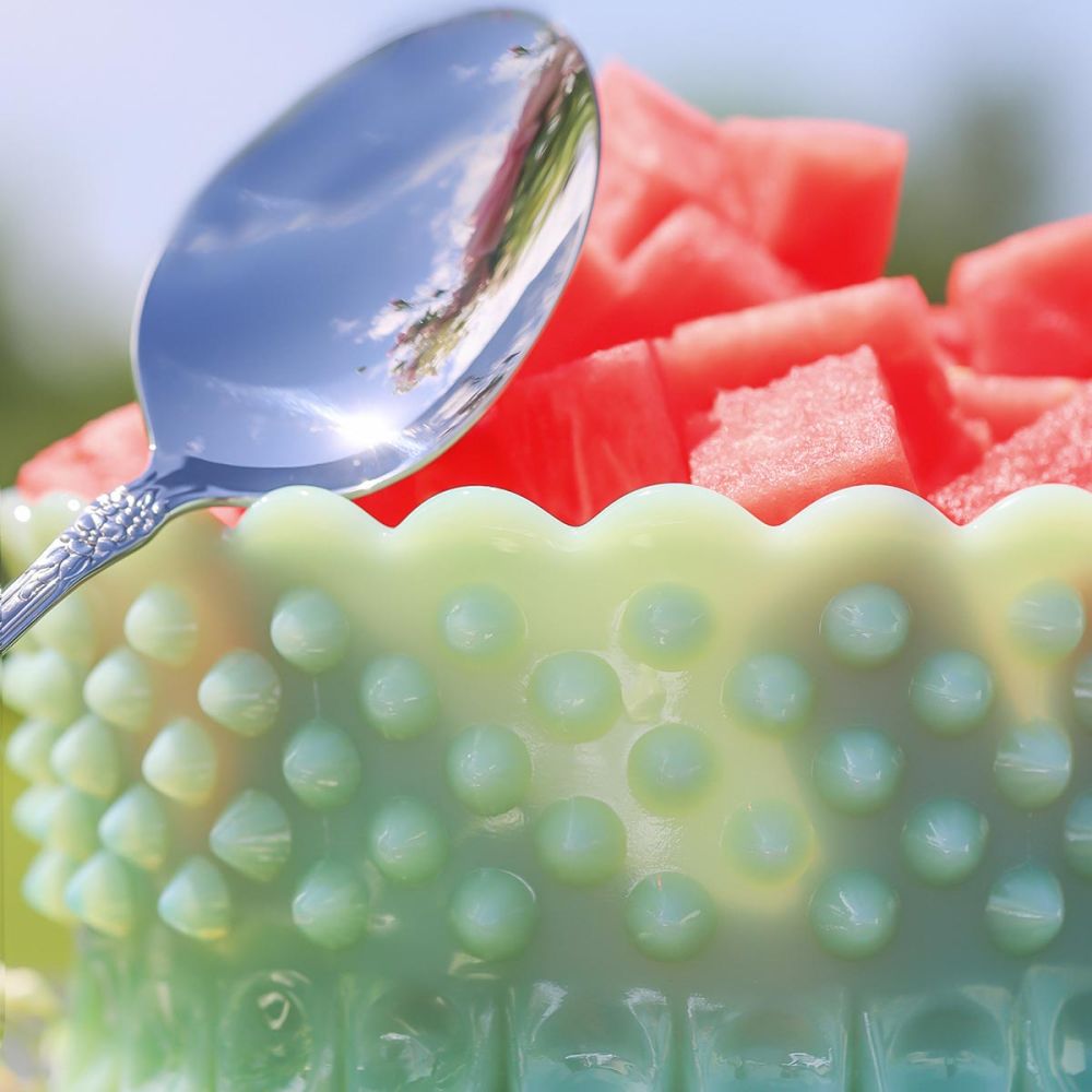 Gigi Collection Thumbprint Bowl (Jade) | Mosser Glass | Everything