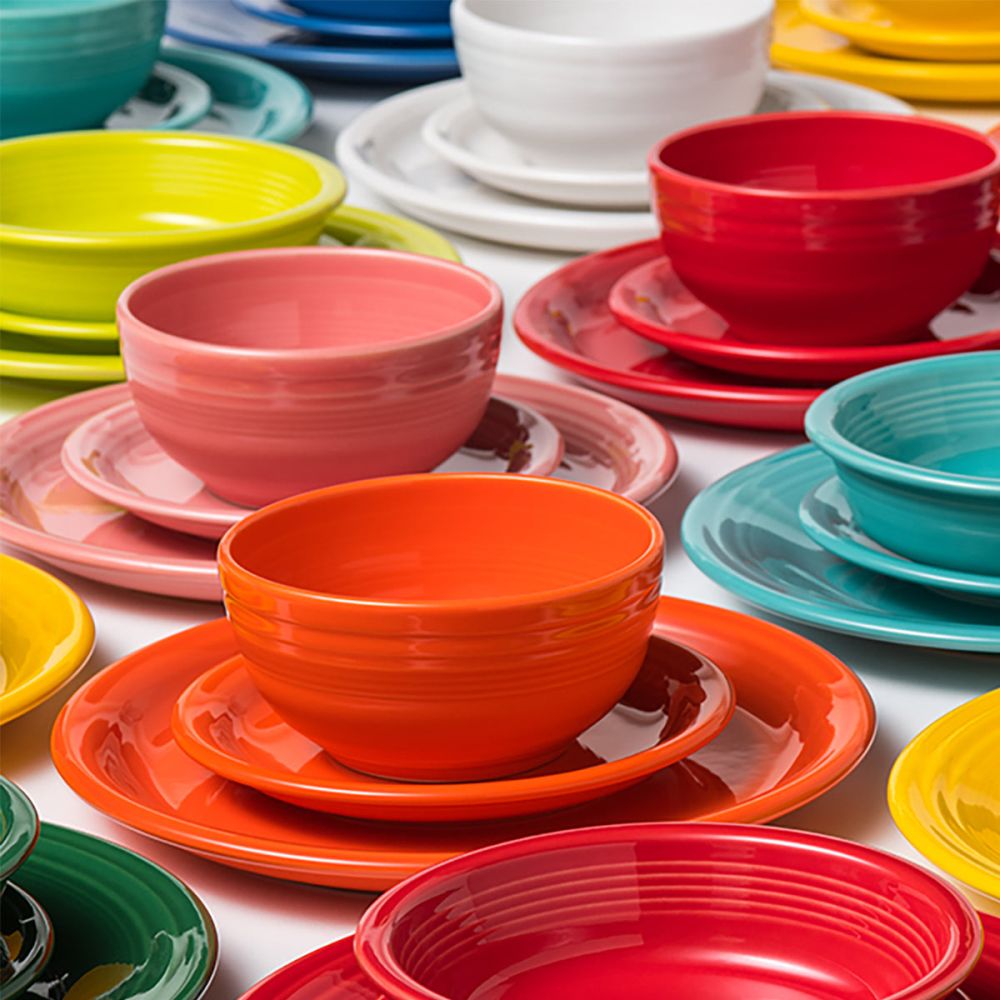3 Piece Bistro Coupe Place Setting Scarlet Fiesta Everything Kitchens