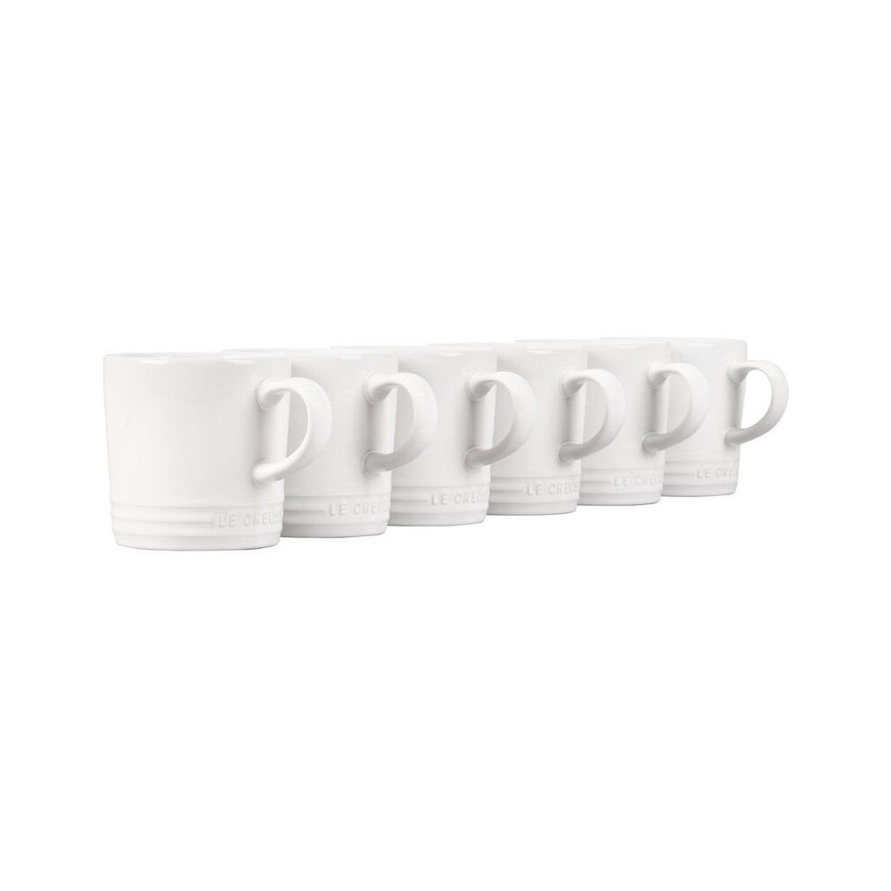 Hellere Bunke af Svække 12oz London Mugs Set of 6 (White) | Le Creuset | Everything Kitchens