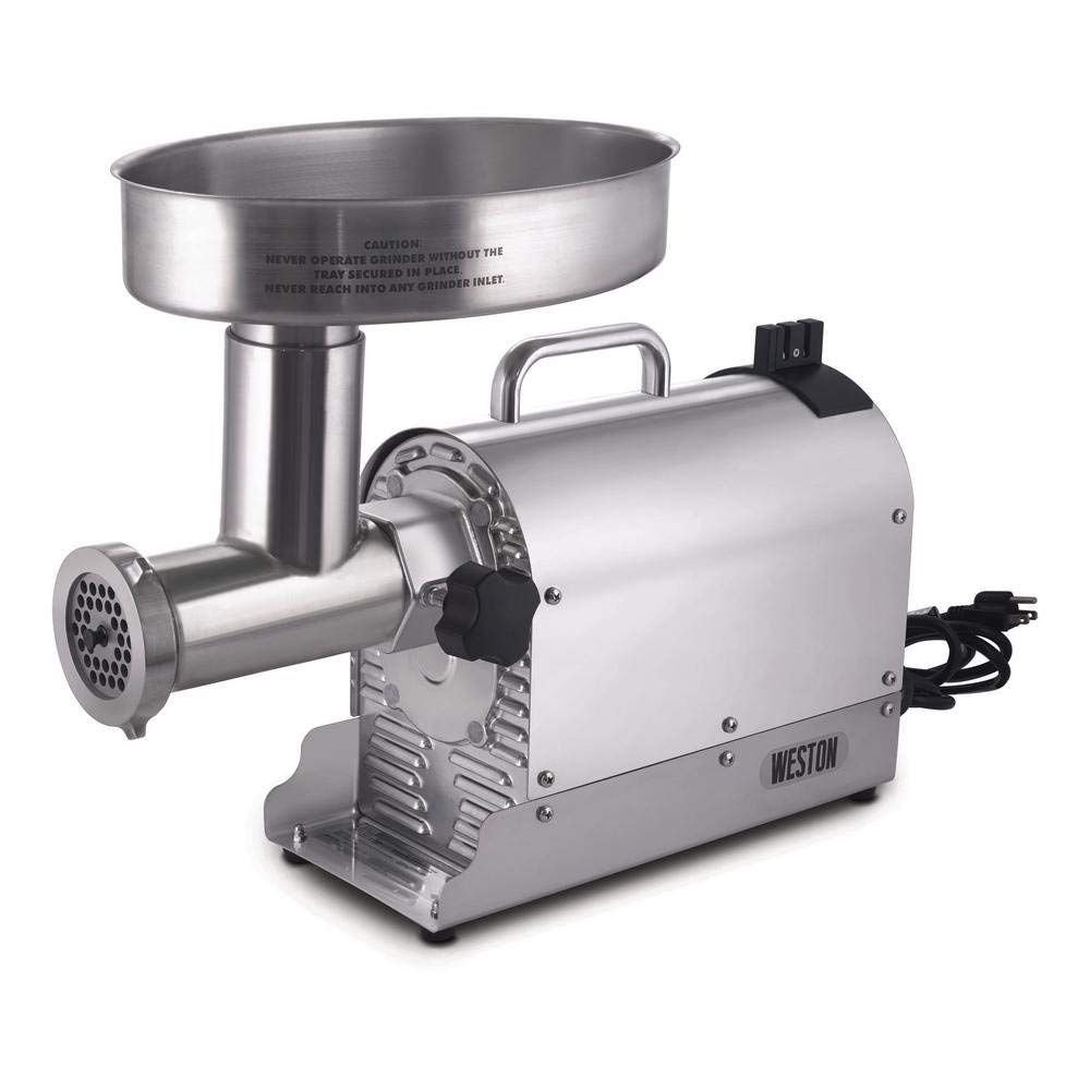 Weston 1-Speed Stainless Steel Commercial/Residential Meat Grinder in the Meat  Grinders department at