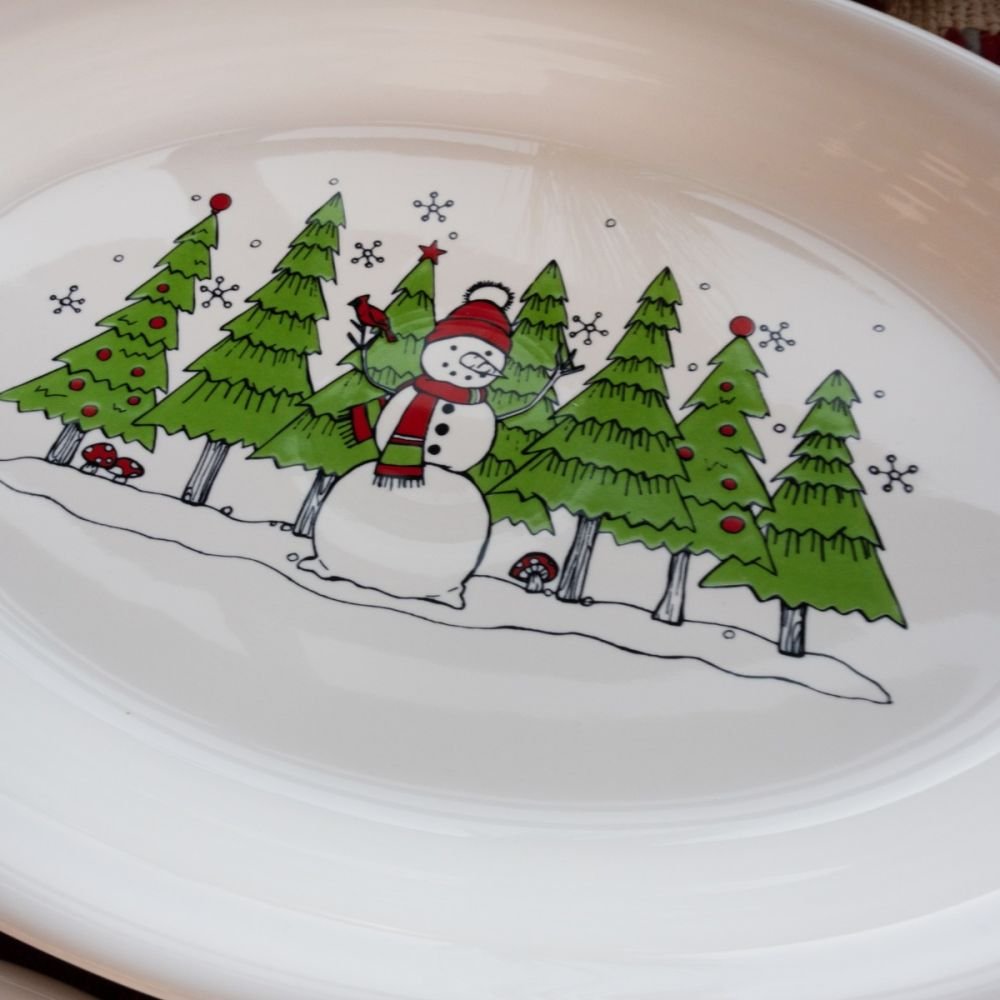 Spode Christmas Tree Individual Casserole 1 Quart Capacity, Baking Dish  Round Casserole Dish with Lid Microwave, Dishwasher and Oven Safe 