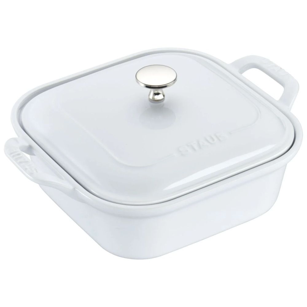 White 4-Piece Baking Dish Set | Staub | Everything Kitchens