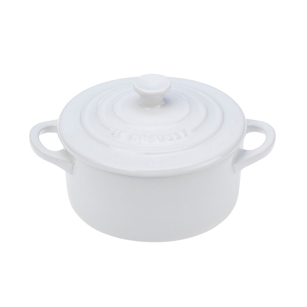 Le Creuset 8 oz. Mini Round Cocotte - White