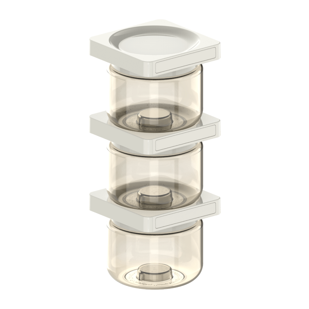 Small Food Storage Set (White) Cliik Everything Kitchens