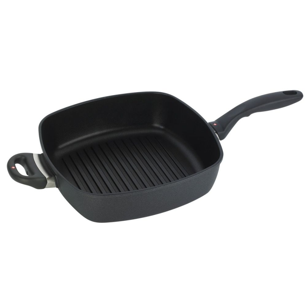 Swiss Diamond HD 5 qt Nonstick Square Saute Pan with Glass Lid - Induction