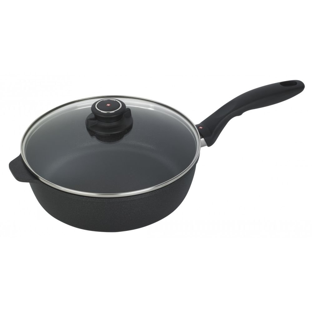 Swiss Diamond XD Nonstick Oval Fish Pan with Glass Lid