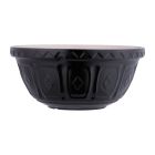  image shows Mason Cash Color Mix Collection S12 (4.25 Qt) Mixing Bowl | Black against a blank, white background Image
