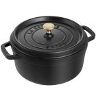 Staub 4 Qt. Round Dutch Oven | Matte Black