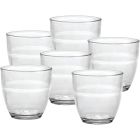 Duralex Le Gigogne Clear 3 oz. Glass | Set of 6 Against a Plain White Background                   Image