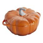 Staub 3.5 Qt. Pumpkin Dutch Oven w/ Stainless Steel Knob 