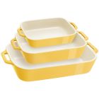 Staub 3-Piece Rectangular Baking Dish Set 