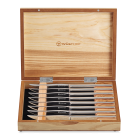 Wusthof 8-Piece Stainless Steel Steak Knife Set | Olivewood Box