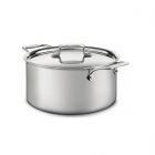 All Clad D5 Brushed Stainless 8 Quart Stock Pot with Lid