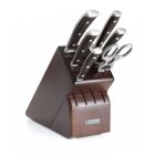 Wusthof IKON Blackwood 7-Piece Knife Block Set