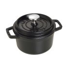 Staub Round Cocotte/Dutch Oven 0.75qt - Black Matte | Everything