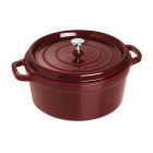 Staub Round Dutch Oven 7qt - Cherry Red 1102806