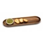 Lipper International Acacia Bread Board With Ceramic Bowl 