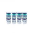 Fiesta® 7oz Juice Glasses (Set of 4) | Desert Stripes
