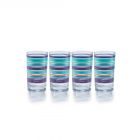 Fiesta® 7oz Juice Glasses (Set of 4) | Desert Stripes
