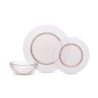 Fortessa Archie Collection 12-Piece Dinnerware Set (Pink)