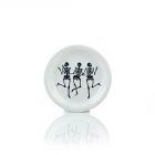 Trio of Skeletons Halloween Plate - 146141408 Fiesta