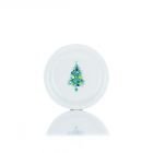 Fiesta® 6.5” Appetizer Plate | Blue Christmas Tree on White