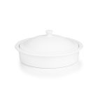 Fiesta® Small Covered Casserole/Tortilla Warmer | White
