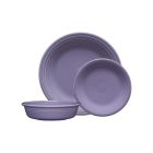 Fiesta&reg; 3-Piece Classic Rim Place Setting | Lavender against a clean white background Image
