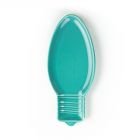 Fiesta Turquoise Light Bulb Plate