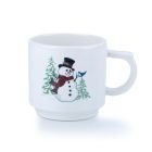 Fiesta® 16oz Stackable Mug | Snowman