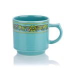 Fiesta® 16oz Stackable Mug | Peace & Love (Turquoise)
