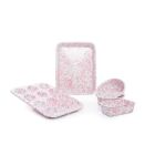 image shows Crow Canyon 5-Piece Kid's First Bake Set | Pink against a blank, white background Image