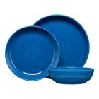 image shows Fiesta&reg; 3-Piece Coupe Place Setting | Lapis  against a blank, white background Image