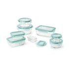 16 pc Smart Seal Containers - Glass - top view - 11179600