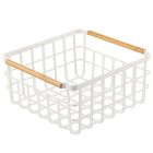 mDesign Yami 12" Wire Basket (Matte White)