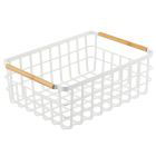 mDesign Yami 17.5" Wire Basket (Matte White)