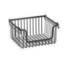 mDesign Carson Stacking Basket | Matte Black