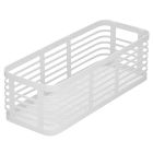 mDesign Carson 16" Storage Basket | Matte White